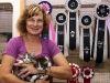 Marie with Siberian Kittens and Awards